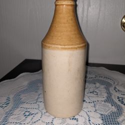 Antique Beer Bottle Stoneware Crockery