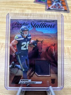 Zach Charbonnet jersey rookie card
