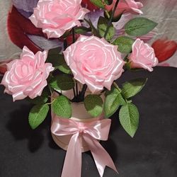 Maceta Con Flores Eternas 