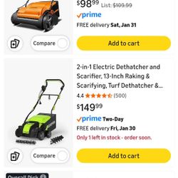 Dethatcher And Scarifier