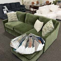 $10 Down Payment Finance / Brand New Customize 2 Piece Sectional with Chaise 