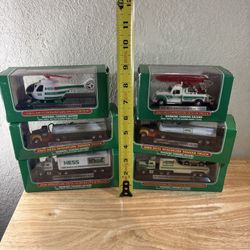 Hess Small Trucks Helicopter Rescue. New In Box Never Used. 2001,04,04,05,06,07.