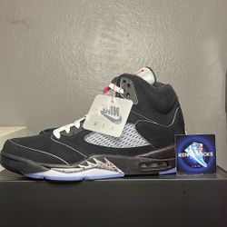 Jordan 5 Retro OG Black Metallic Reimagined Size 14M