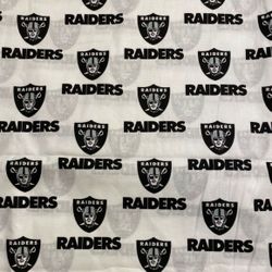 1 Yard Of Las Vegas Raiders Fabric