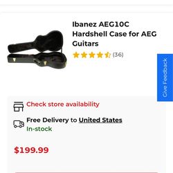 Ibanez vintage guitar case dusty outside clean inside