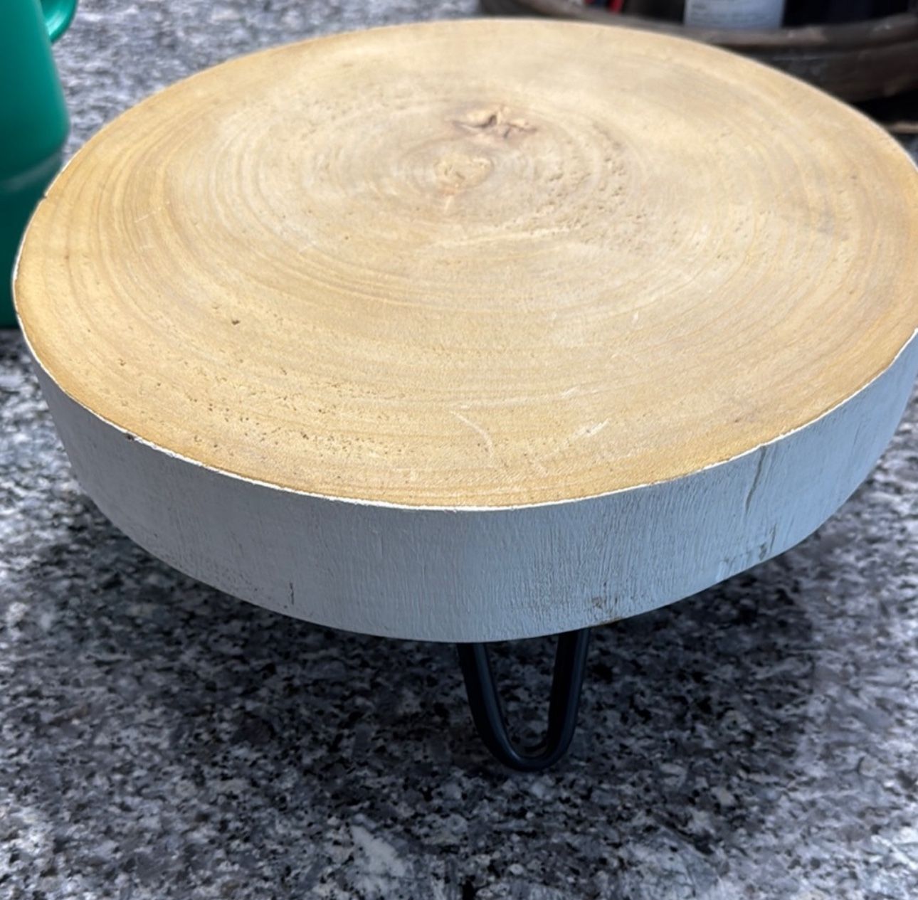 12” Round Wooden Decor/cake Display