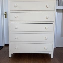 5 Drawer Wood Dresser