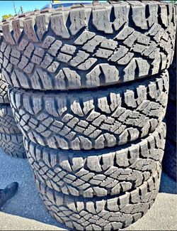 285/75/18 Goodyear Vendo un set de llantas  con 80% Vida en excelente condiciones de Vida las 4 🫡🤑
 Selling a set of 4 tires with 80% tread life rem