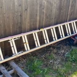 Werner Glidesafe 28-ft  Fiberglass Type 1A - 300 lbs. Load Capacity Extension Ladder