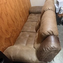 Leather Recliner Couch