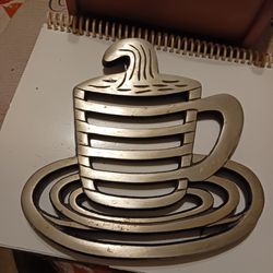 Coffee Cup Hotplate And Canister