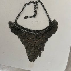 Antique Bedouin amulet necklace