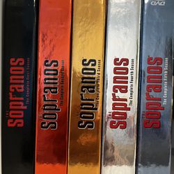 Sopranos DVDs seasons 1-5 