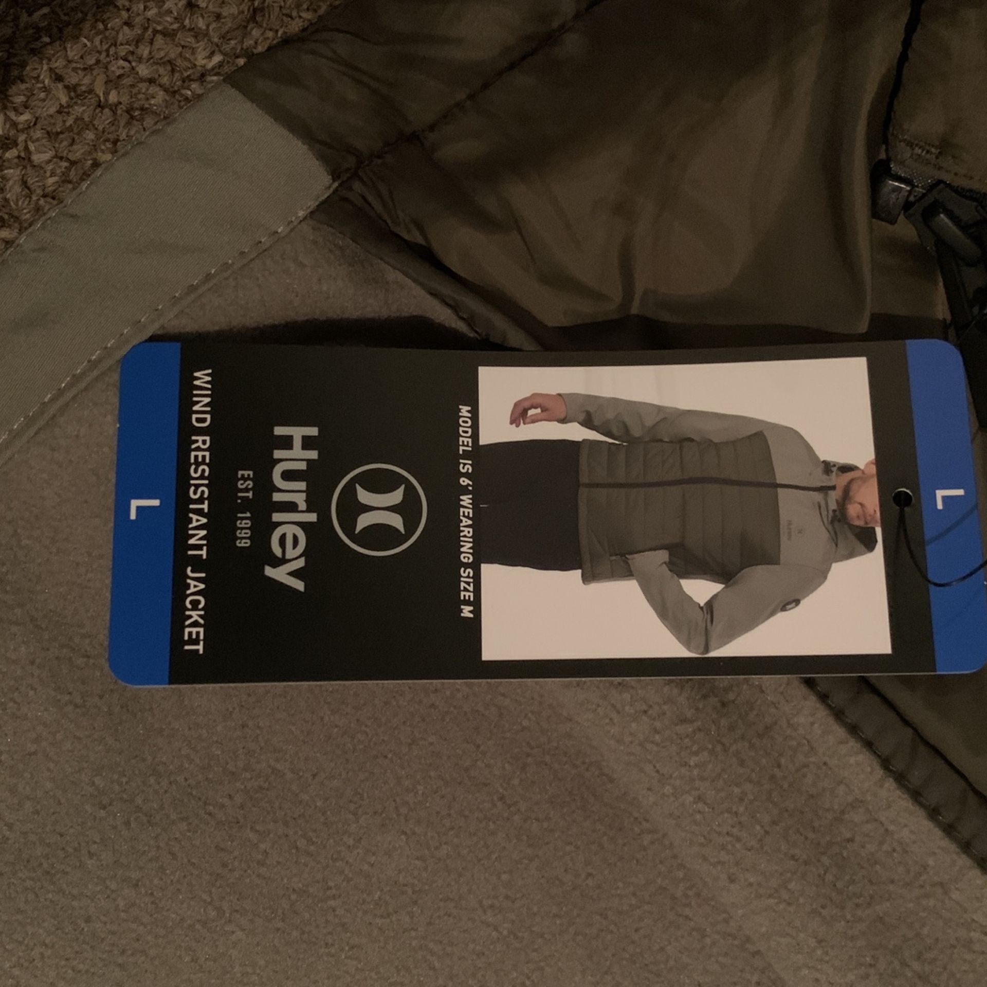 Large Hurley Water Resistant Jacket