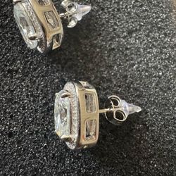 5CTW Moissanite Earrings (best offer)