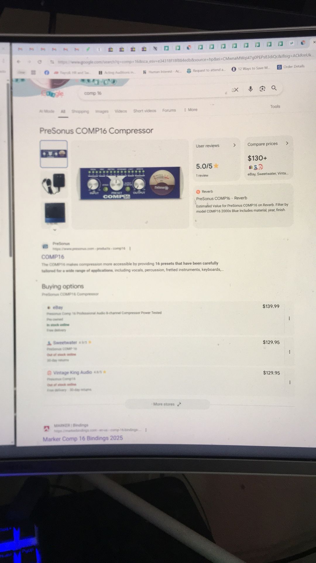 Comp 16 Presonus Compresor For clean recording broadcasting blog