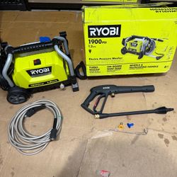RYOBI 1900 PSI 1.2 GPM Cold Water Wheeled Corded Electric Pressure Washer