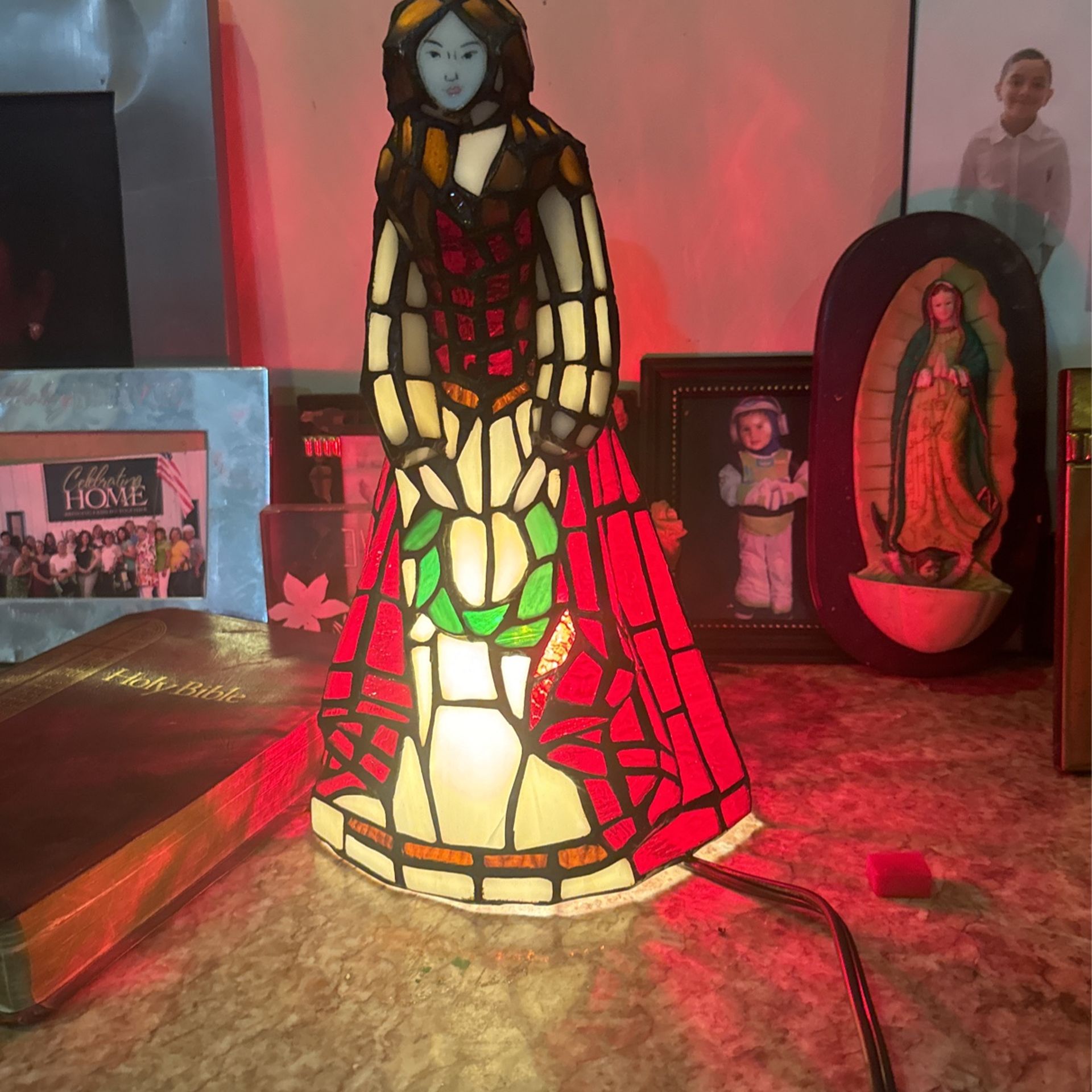 Style Tiffany Table Electric Lamp