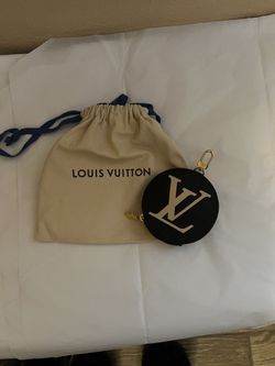 Lv Leather Round Coin Purse
