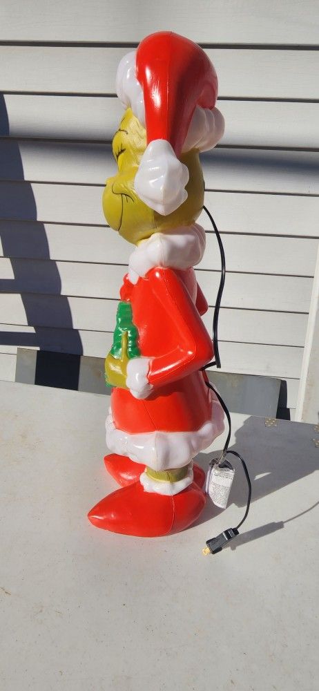 24" Grinch Blow Mold New