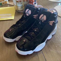 Jordan 6 Rings Black Arctic Punch