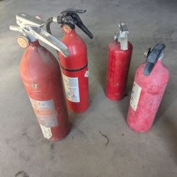 Empty Fire Extinguishers