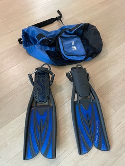 Scubapro Twin Jet Max fins flippers- size small with bag