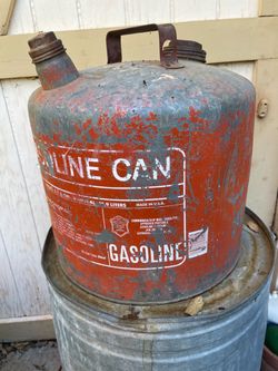 Vintage gas can