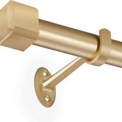 Single Curtain Rods Gold
