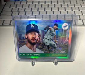 2025 Topps Chrome Platinum Anniversary Clayton Kershaw City Variation  Refractor #55CV-38 SSP