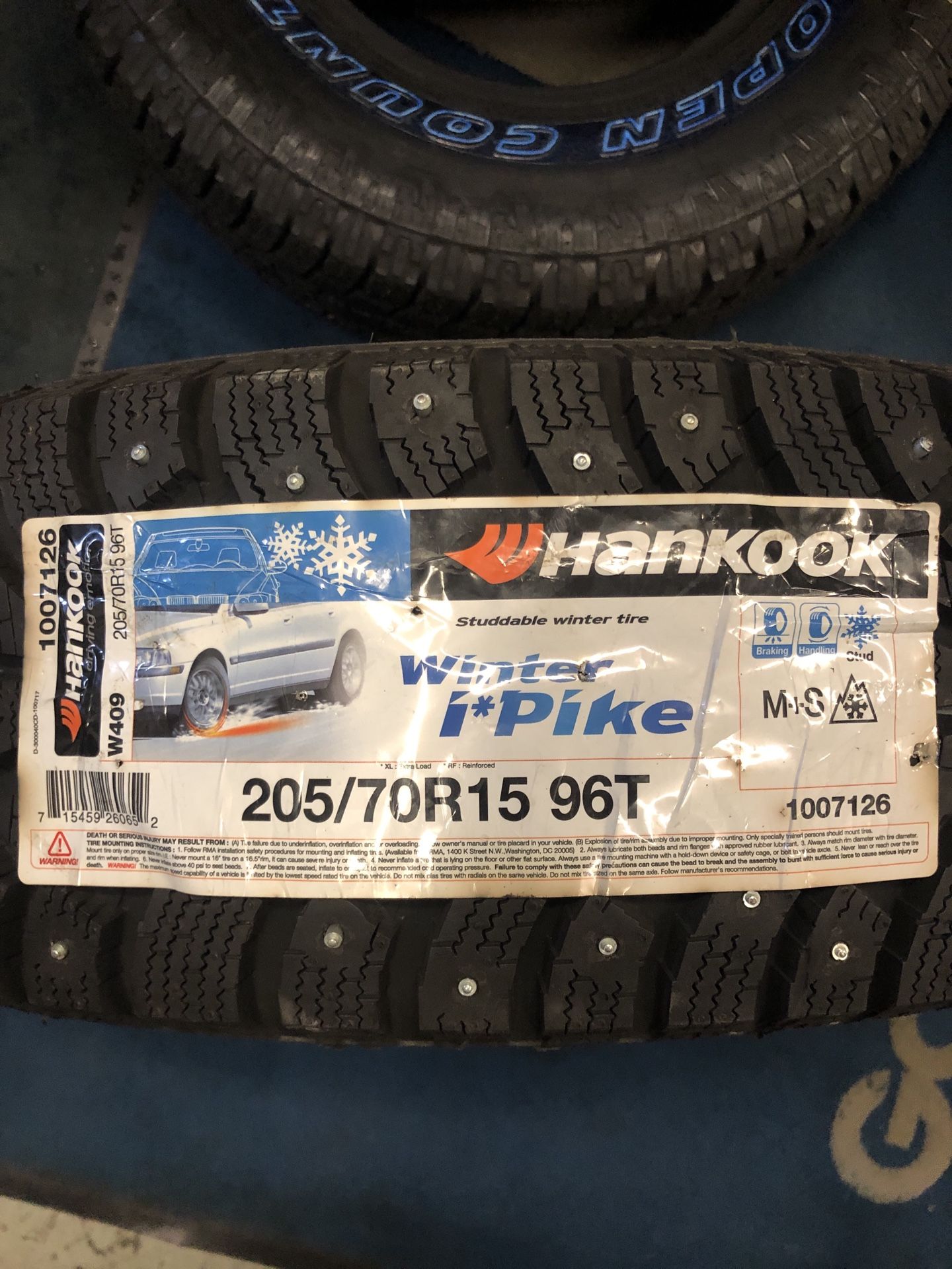 Hankook Winter iPike Studded Tires for Sale in Bothell, WA OfferUp