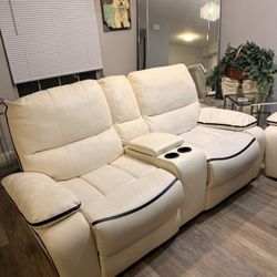 Full Living Room Set With Storage 