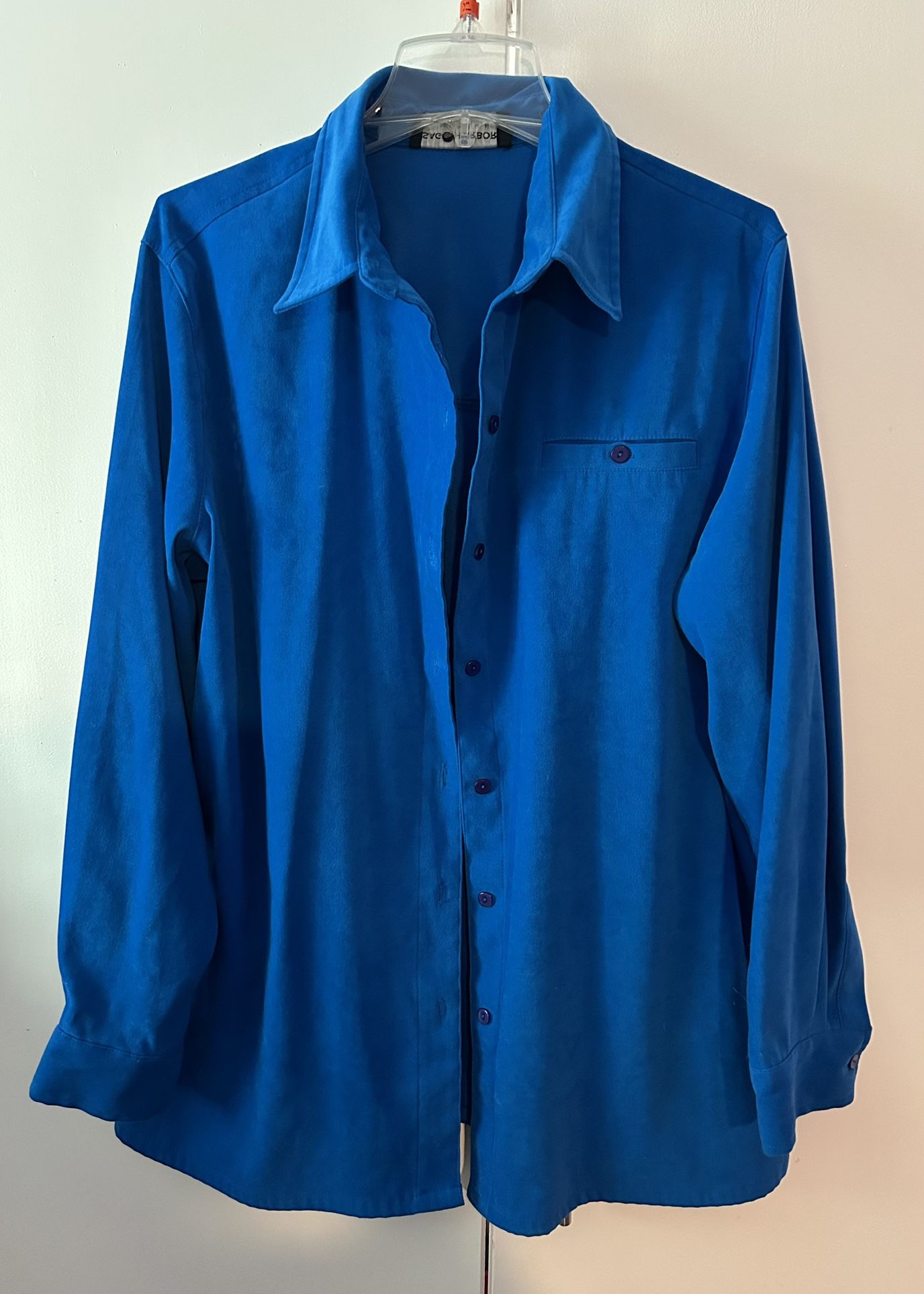 sag harbor xl button down shirt