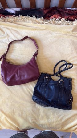 Two vintage Genuine Leather Purses