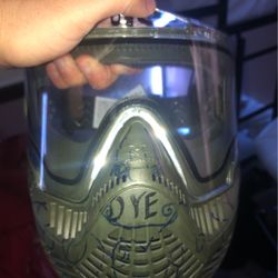 Airsoft Mask (Has Sharpie Written Over It)