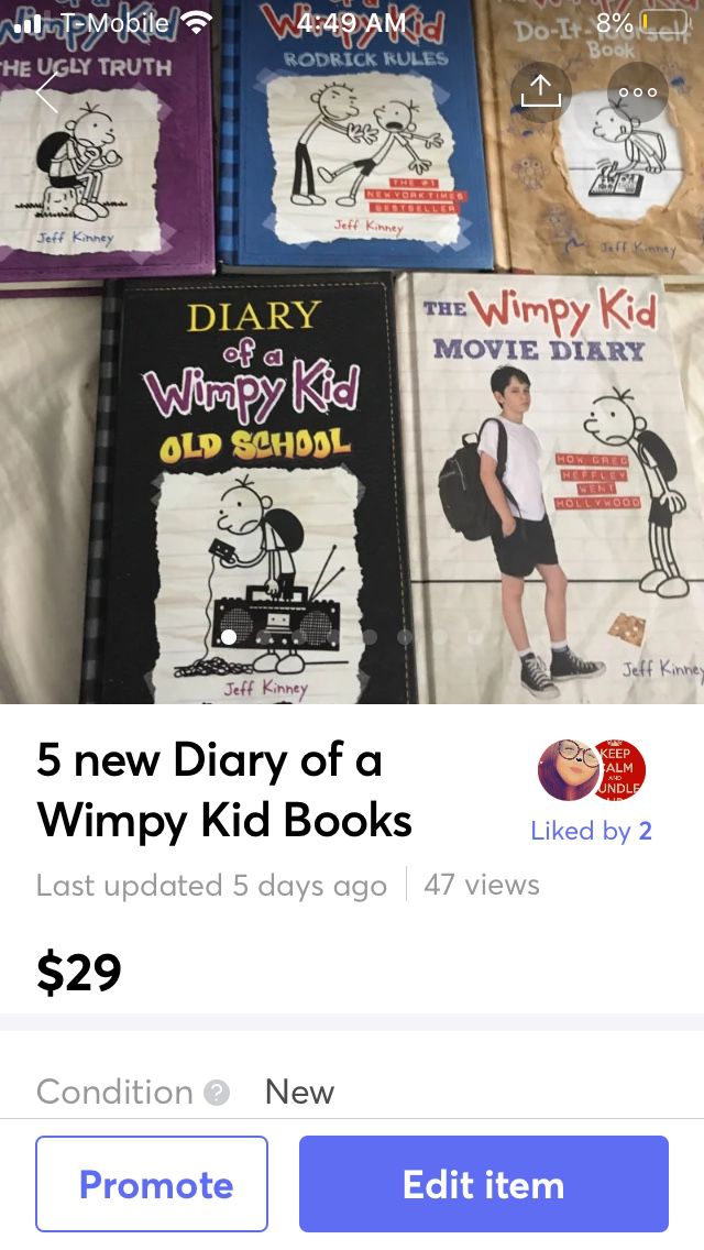 5 new Diary of a Wimpy Kid Books