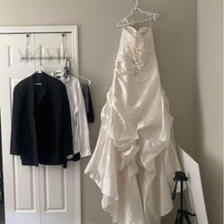 Wedding Dress👰🏻‍♀️💍size12 Corset