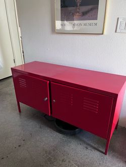Red credenza