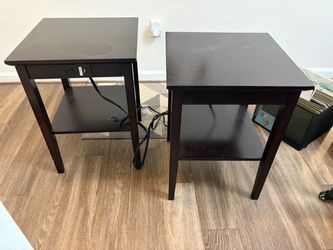 End Tables with USB plugin’s