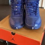 Air Jordan Retro 12 Deep Royal Blue Suede Size 10.5 10 1/2