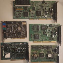 Huge Collection Of Retro Hardware, 386-thru-Pentium, CRT, Video Card, SoundBlaster