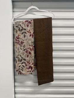 Curtains and curtain rod