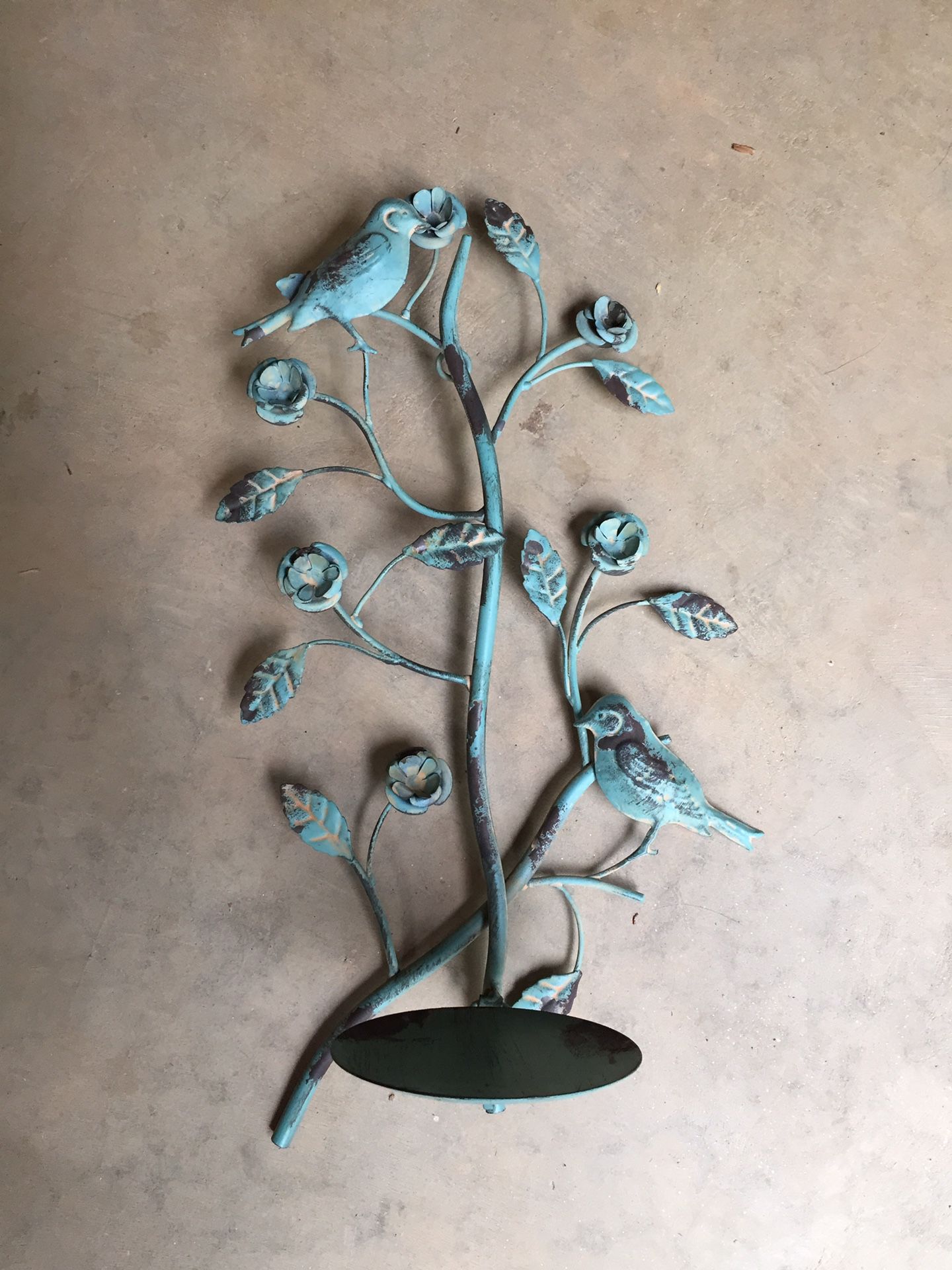 Bird candle holder