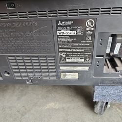 65 Inch Projection TV Mitsubishi New Bulb In Box 