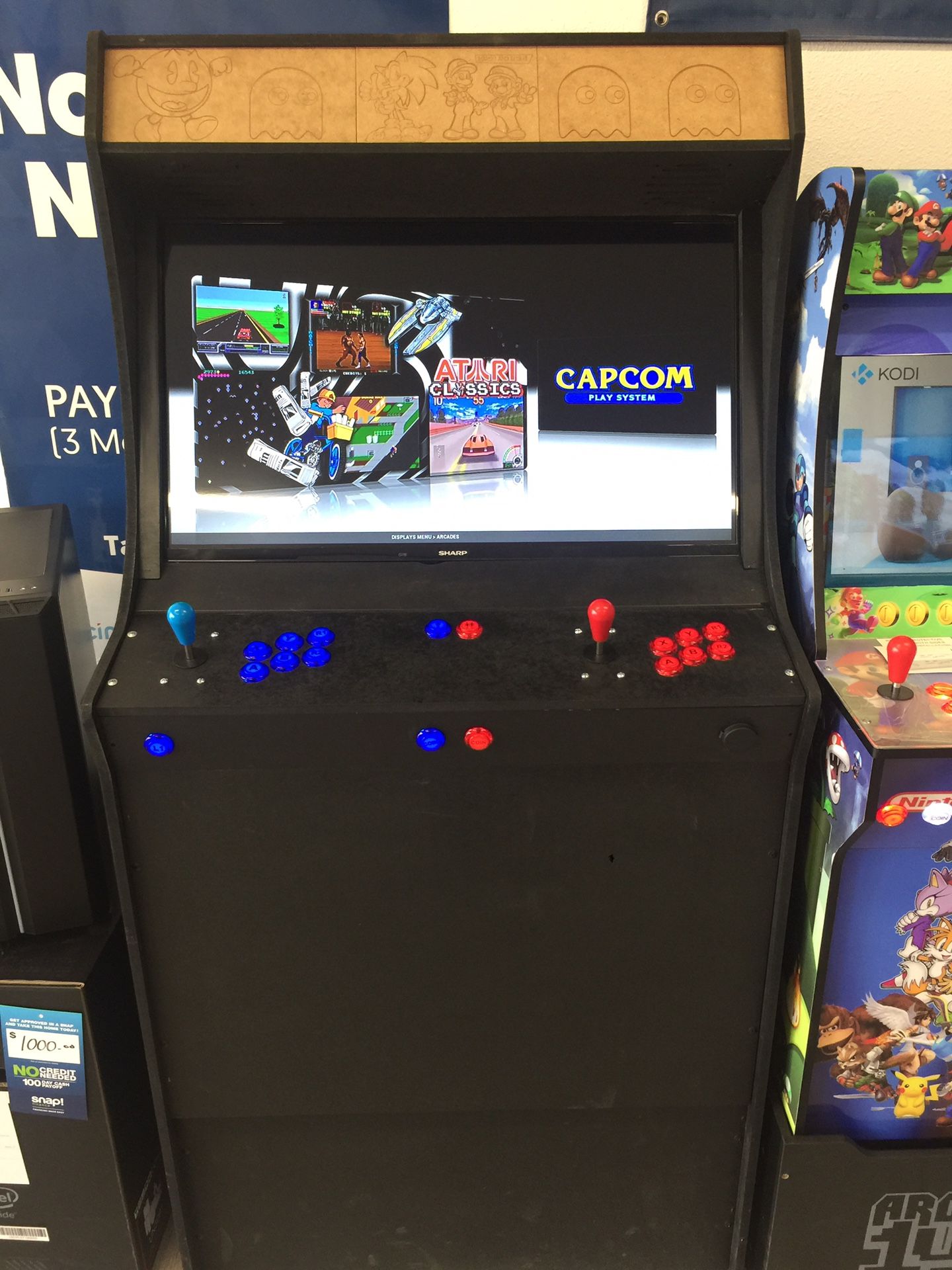 ARCADE 🕹FULL SIZE CABINET W/ 15,000 GAMES 🕹 32 INCH TV 📺