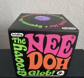 Schylling Nee-Doh Groovy Glob Squeeze Toy Purple Ball