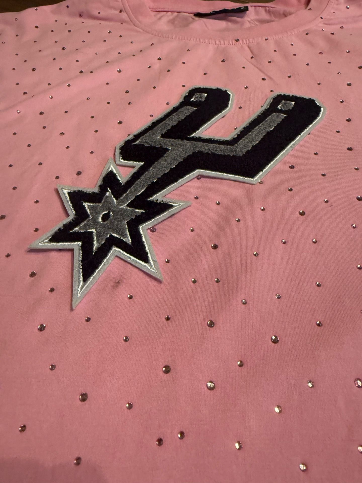 Spurs oversized crop top