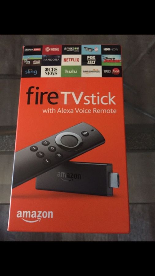New Amazon Fire tv stick with voice command remote