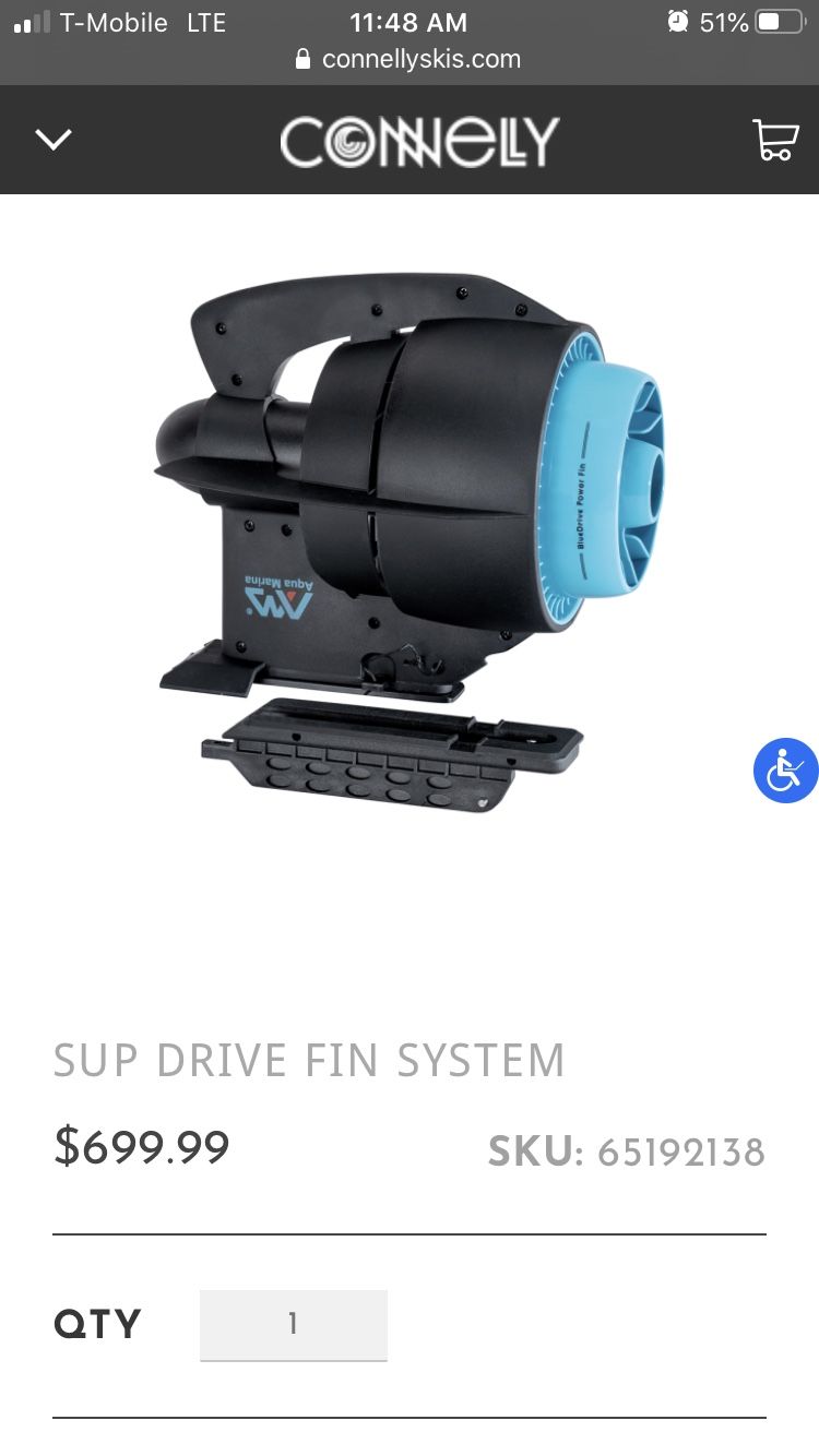 Connelly SUP Paddle Board Drive Fin System