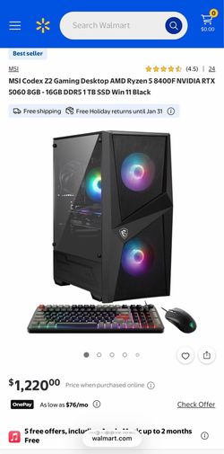 New in box MSI Codex Z2 Gaming Desktop